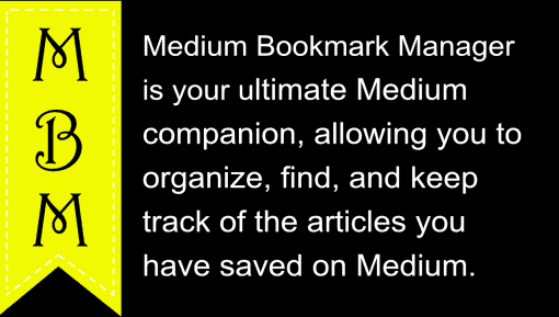 Medium Bookmark Manager